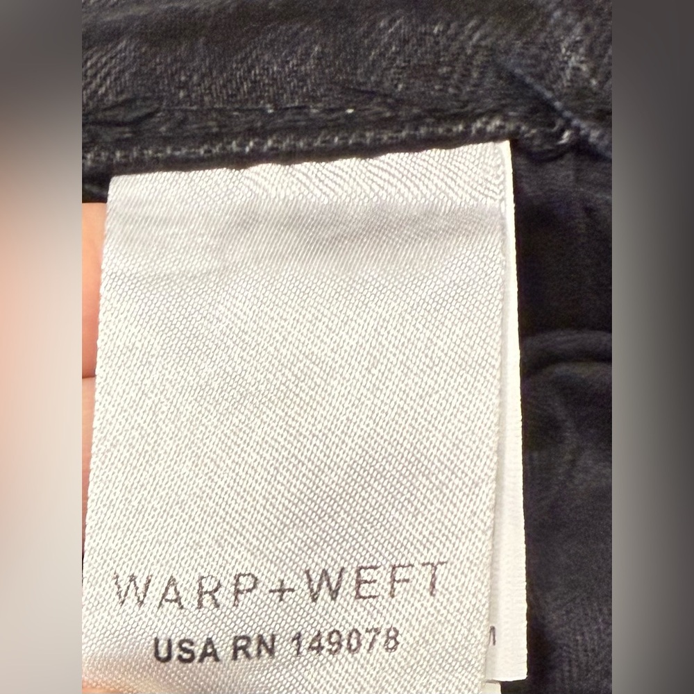 NWT - Warp + Weft Straight Leg Jeans in Dark Wash Size 28 - Picture 10 of 13